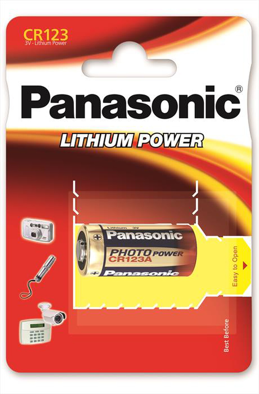 PANASONIC - CR-123AL/1BP