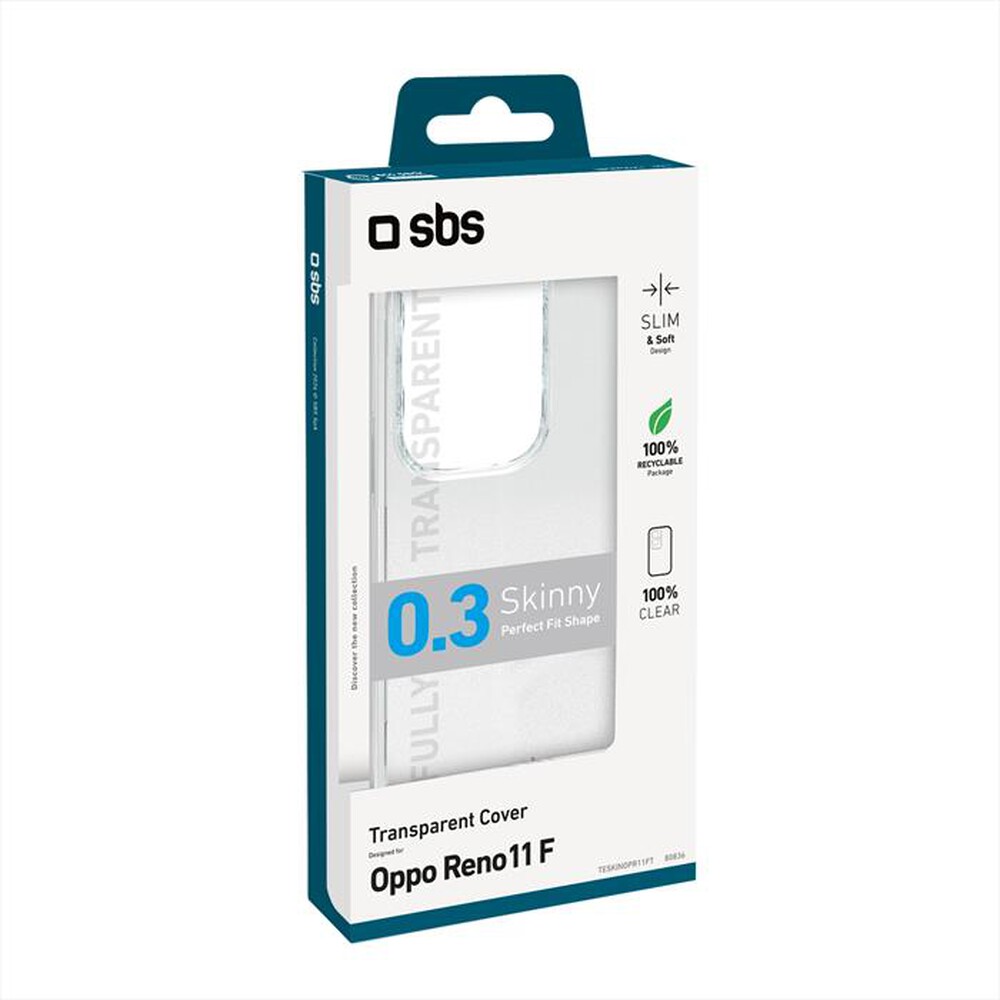 Immagine del prodotto SBS - Cover Skinny Oppo Reno11 F TESKINOPR11FT-Trasparente