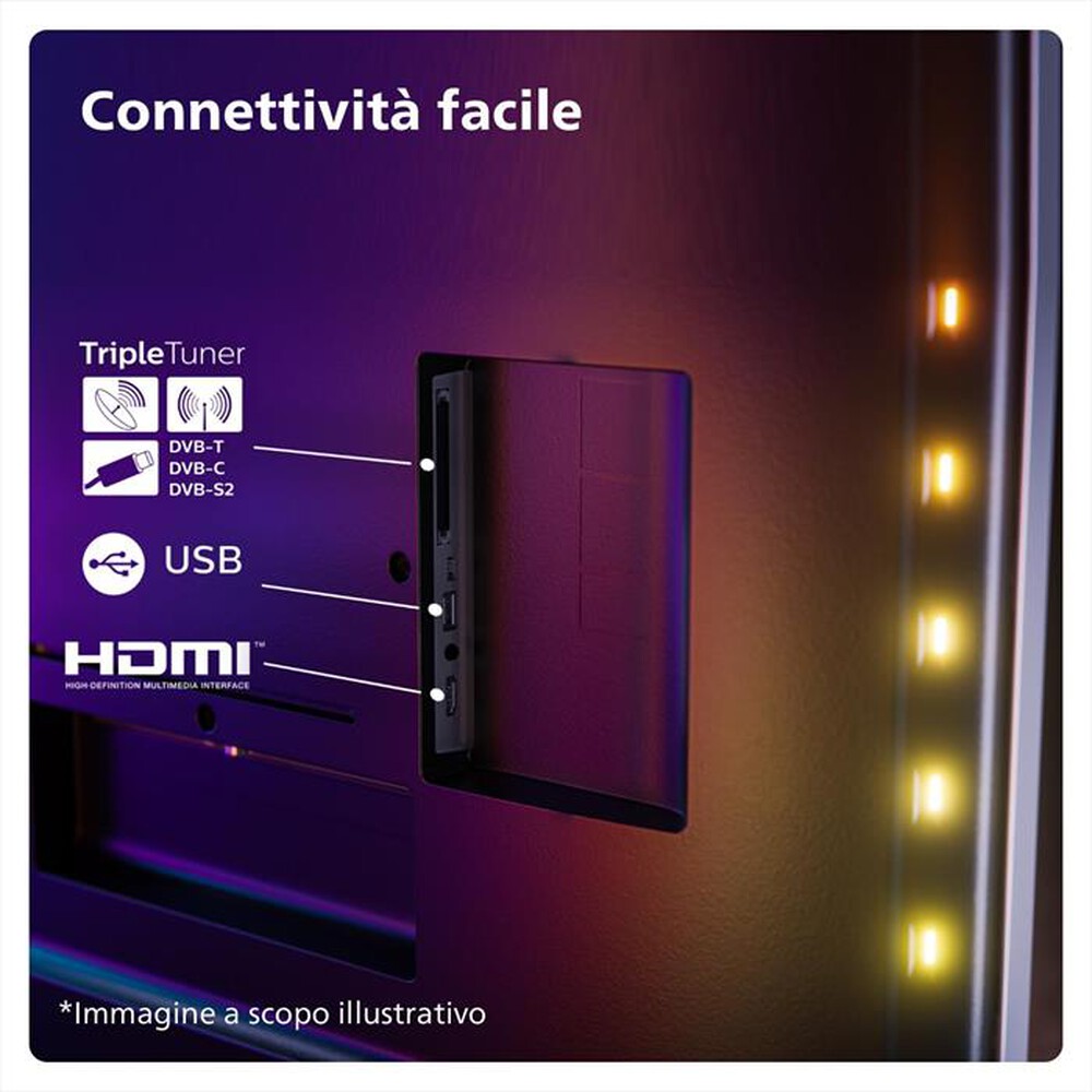 Immagine del prodotto PHILIPS - Smart TV MINI LED UHD 4K 65" 65PML9019/12-Black