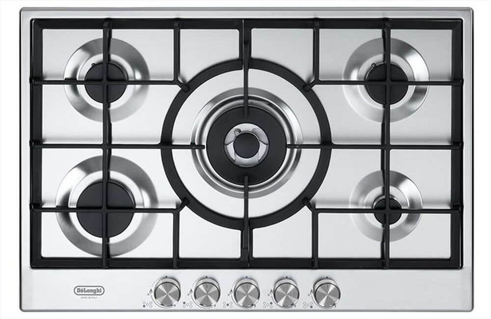 DE LONGHI - Piano cottura a gas NSL 575 X 75cm-Inox