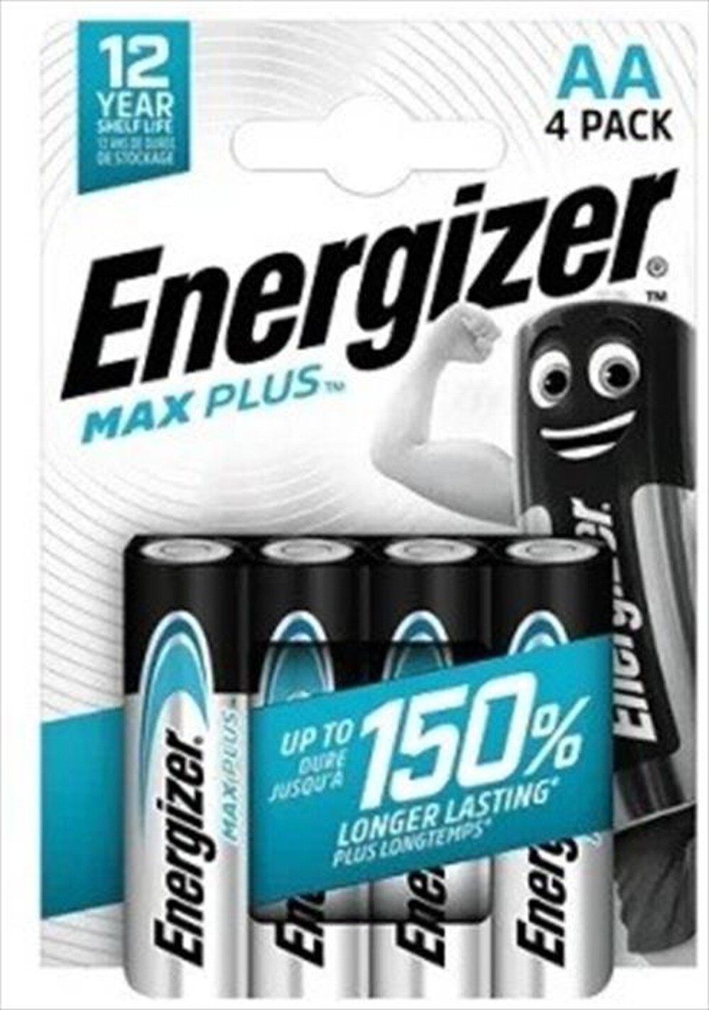 Immagine del prodotto ENERGIZER - Batterie MAX PLUS ALK AA CHP4