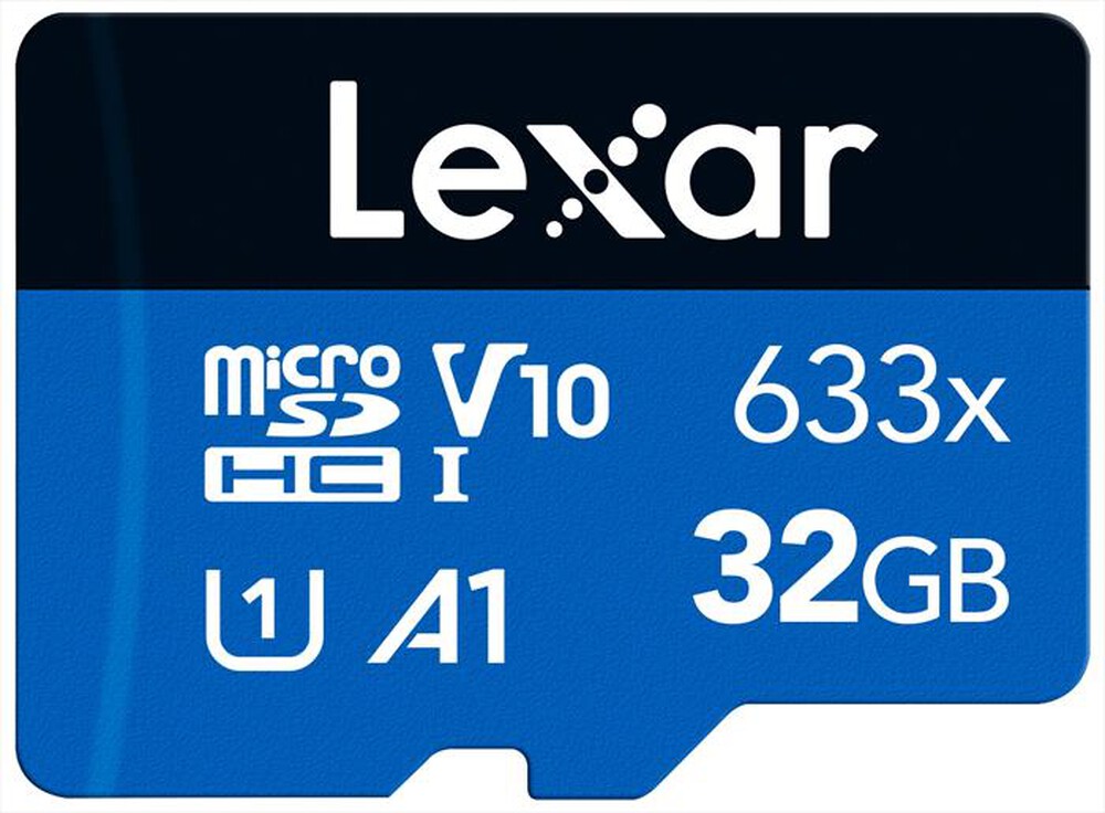 Immagine del prodotto LEXAR - MICROSDHC 633X 32GB NO ADAT-Black/Blue