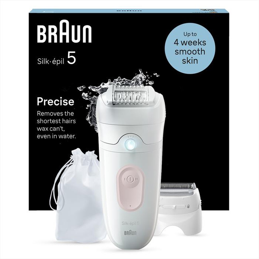 Immagine del prodotto BRAUN - Epilatore SILK-&Eacute;PIL 5 5-030-BIANCO/ROSA