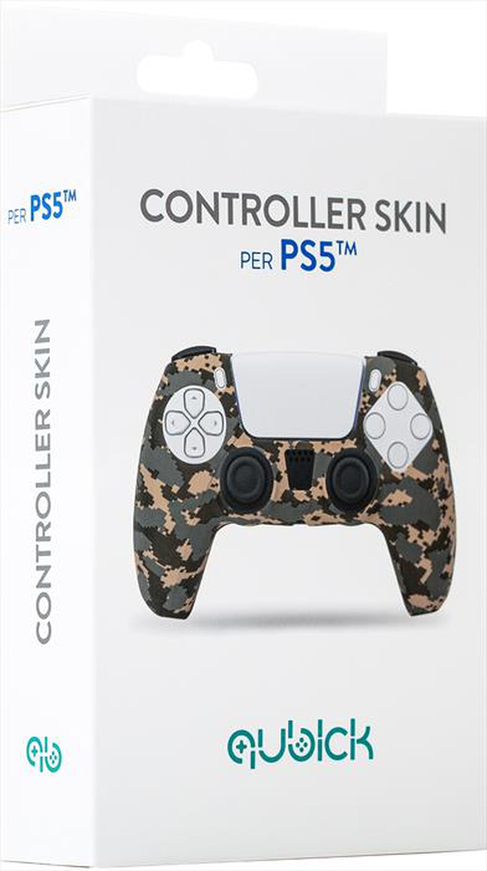 Immagine del prodotto QUBICK - CONTROLLER SKIN CAMO DESERT (PS5)