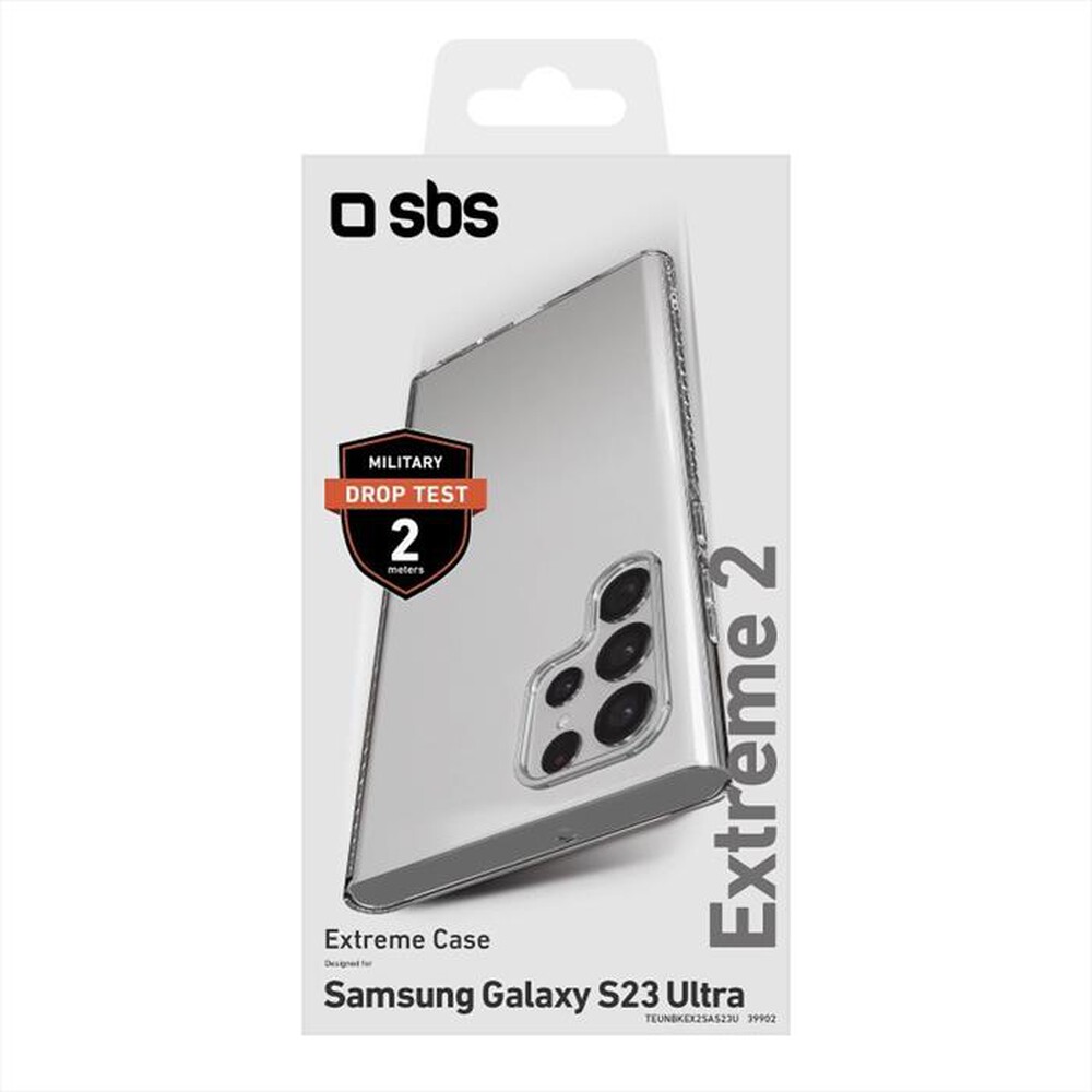 Immagine del prodotto SBS - Cover Extreme X2 TEUNBKEX2SAS23U Samsung S23 Ultra-Trasparente