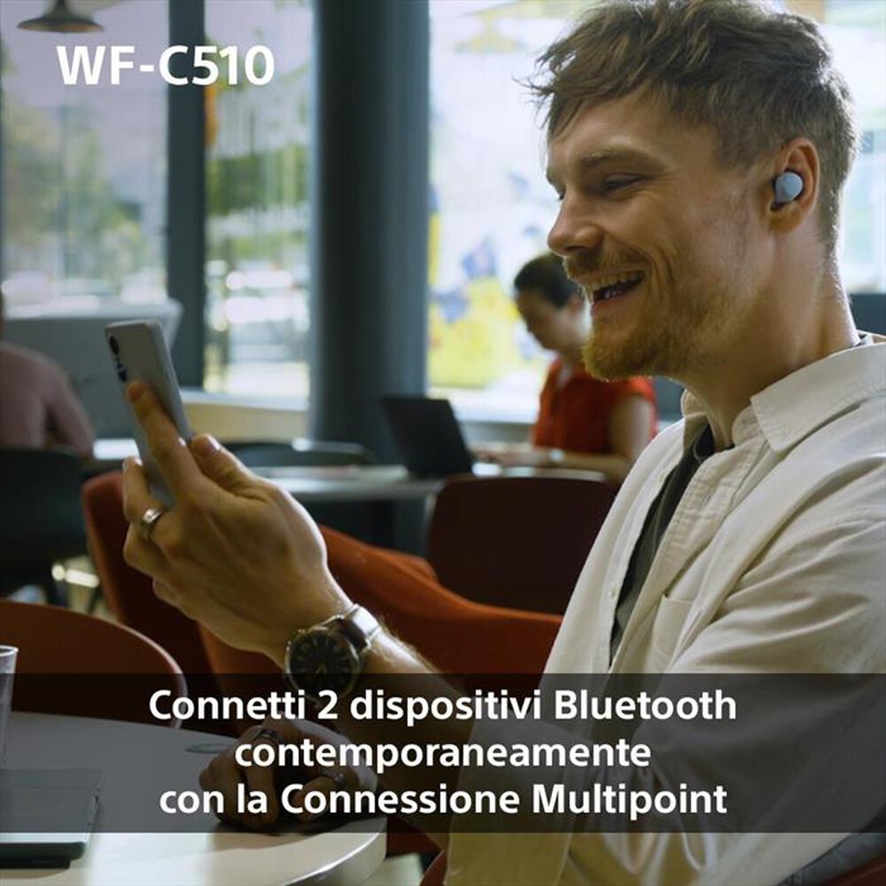 Immagine del prodotto SONY - Auricolari Bluetooth WFC510W.CE7-Bianco