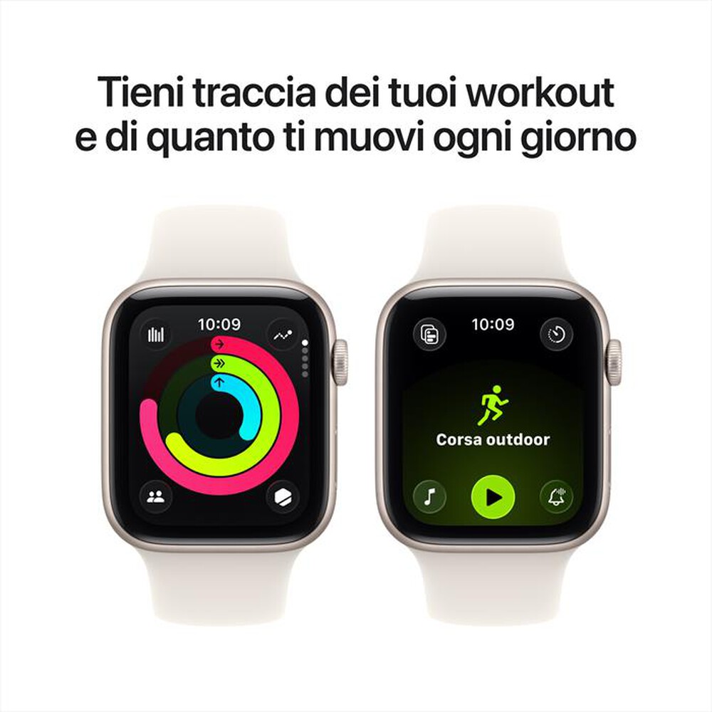Immagine del prodotto APPLE - Watch SE 3 GPS + Cellular 44mm Alluminio-Sport Band Galassia - S/M