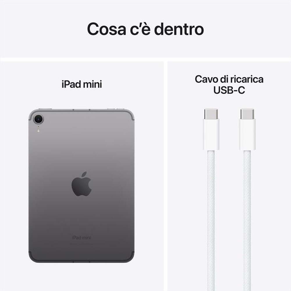 Immagine del prodotto APPLE - iPad Mini Wi-Fi + Cellular 256GB-Grigio Siderale