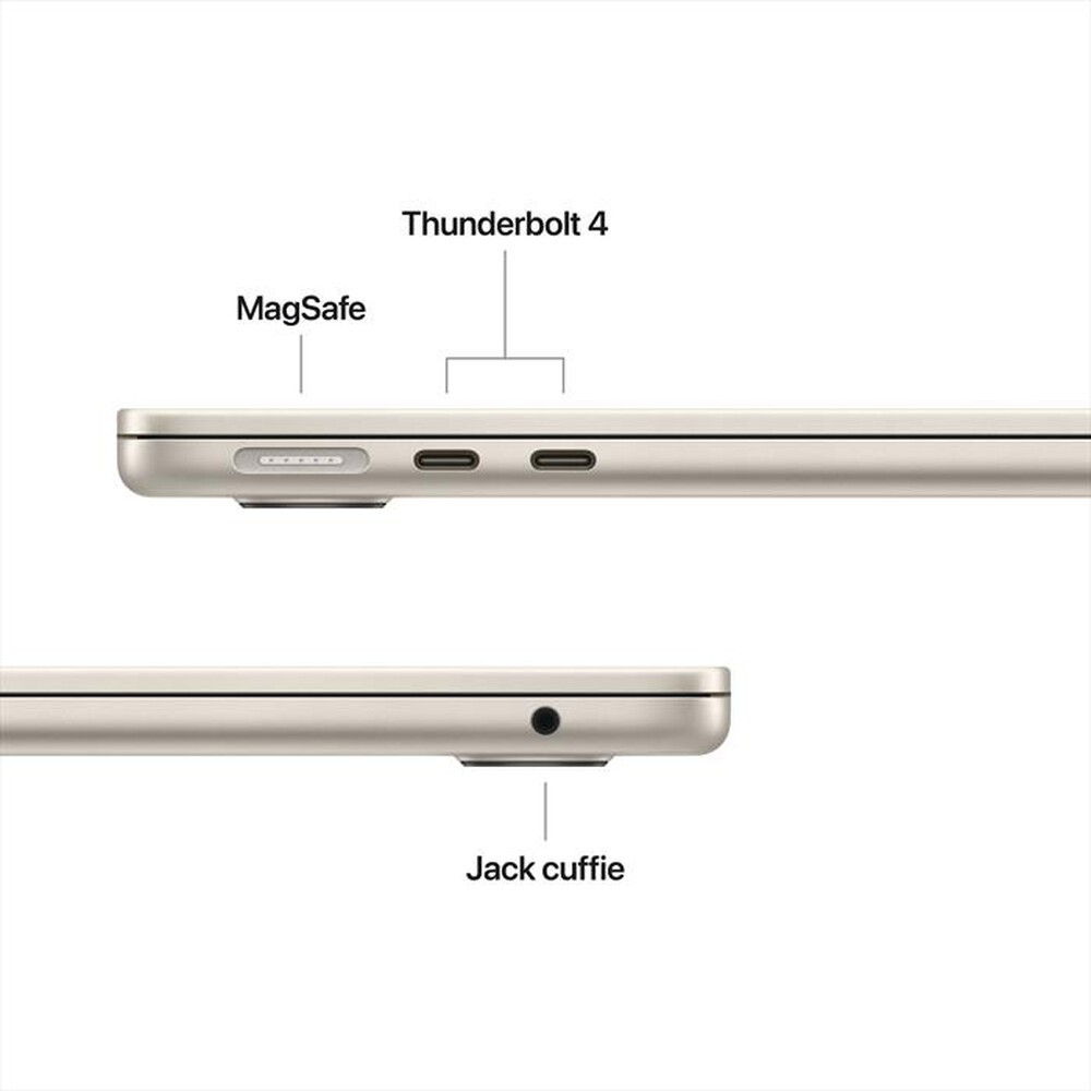 Immagine del prodotto APPLE - MacBook Air 13'' M4 10 CPU 10 GPU 24GB 512GB SSD-Galassia