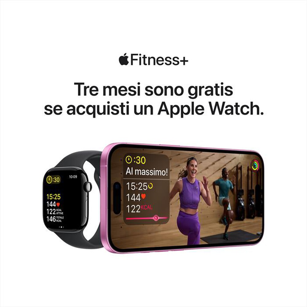 Immagine del prodotto APPLE - Watch Series 10 GPS + Cellular 42mm Titanio-Ardesia - Sport Band Nero M/L