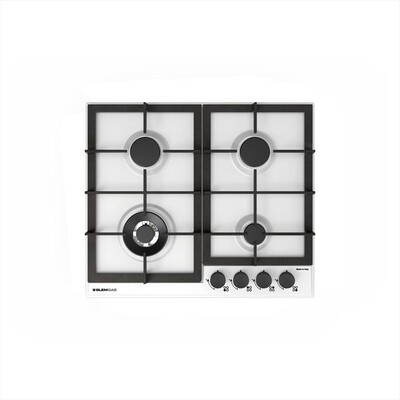 GLEM GAS - Piano cottura a gas GTP64THWH 58,5cm-Bianco opaco