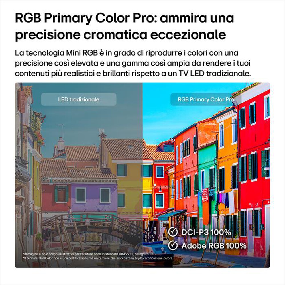 Immagine del prodotto LG - Smart TV Mini LED RGB 4K 55" PRO 55MRGB88B6B-Charcoal Black