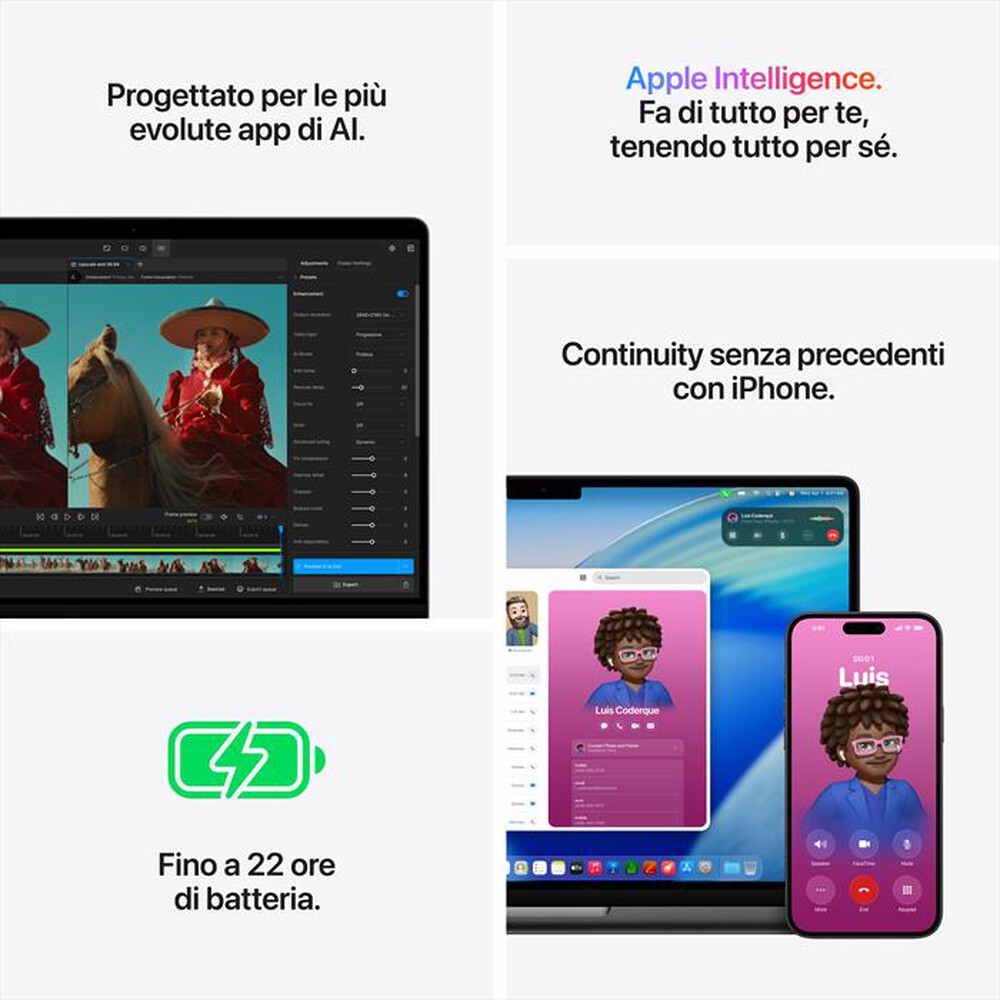 Immagine del prodotto APPLE - MacBook Pro 14" M5 Pro Core 15 CPU 16 GPU 24GB 1TB-Argento
