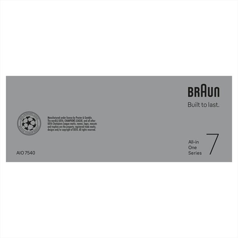Immagine del prodotto BRAUN - Rasoio AIO 7540-BLU