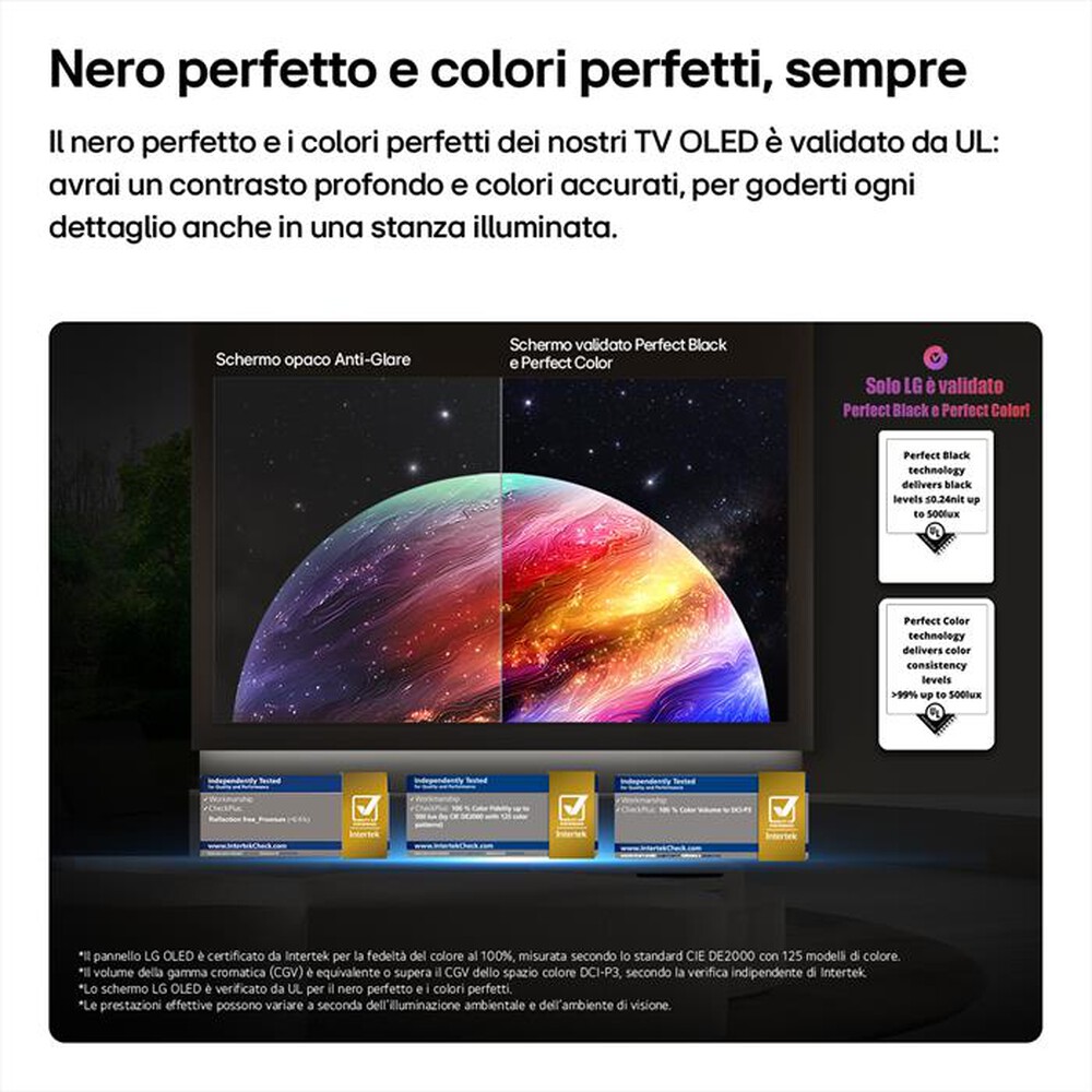 Immagine del prodotto LG - Smart TV OLED 4K Evo AI 55" C6 PRO OLED55C66LB-Charcoal Black