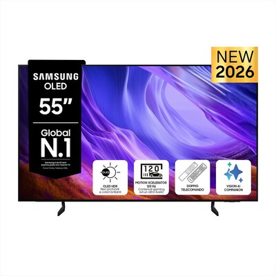 SAMSUNG - Smart TV OLED 4K AI 55" QE55S85HAEXZT-Graphite Black