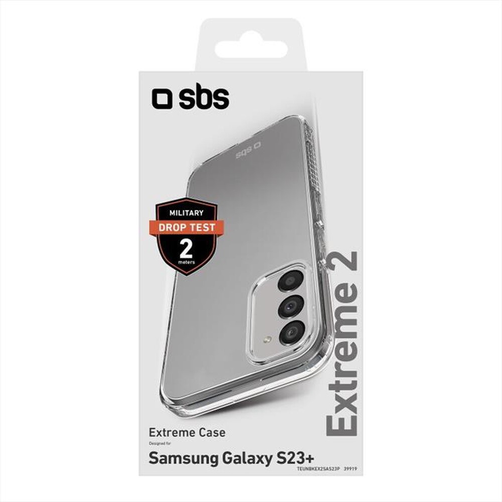 Immagine del prodotto SBS - Cover Extreme X2 TEUNBKEX2SAS23P per Samsung S23 +-Trasparente