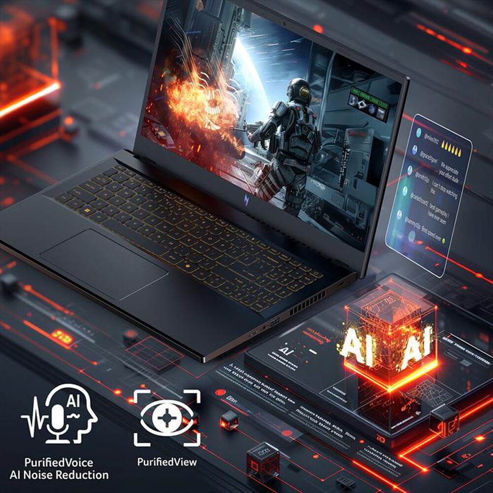 Immagine del prodotto ACER - Notebook Gaming NITRO V 15 ANV15-52-90V7-Nero