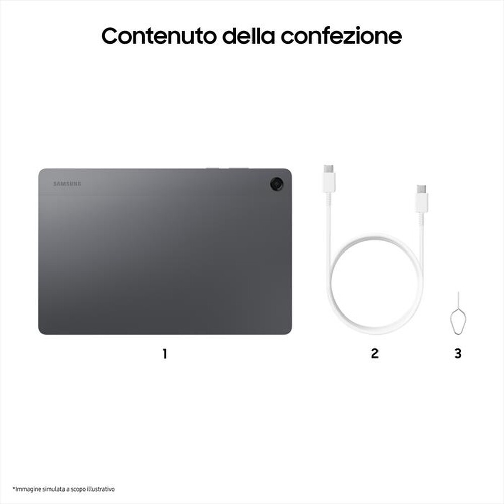 Immagine del prodotto SAMSUNG - Tablet GALAXY TAB A11+ 5G 128 GB-Gray