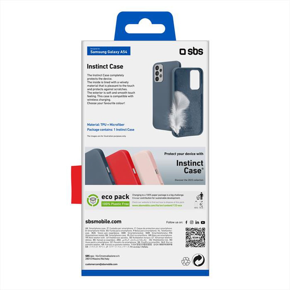 Immagine del prodotto SBS - Cover TEINSTSAA54B per Samsung A54-Blu