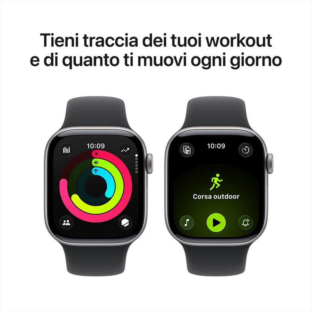 Immagine del prodotto APPLE - Watch Series 11 GPS + Cellular 42mm Alluminio-Grigio - Sport Band Nero - S/M