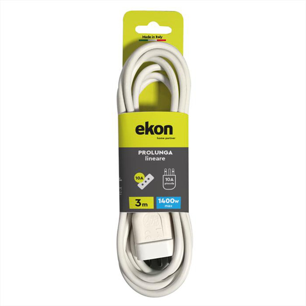 Immagine del prodotto EKON - Prolunga lineare 3m 10A-Bianco