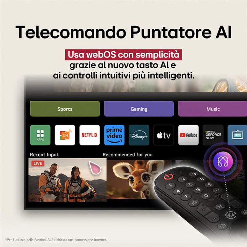 Immagine del prodotto LG - Smart TV OLED UHD 4K 83" OLED83B56LA-Black