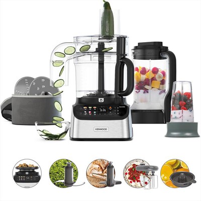 KENWOOD. - Robot da cucina MultiPro One Touch FDM73.850SS-Grigio
