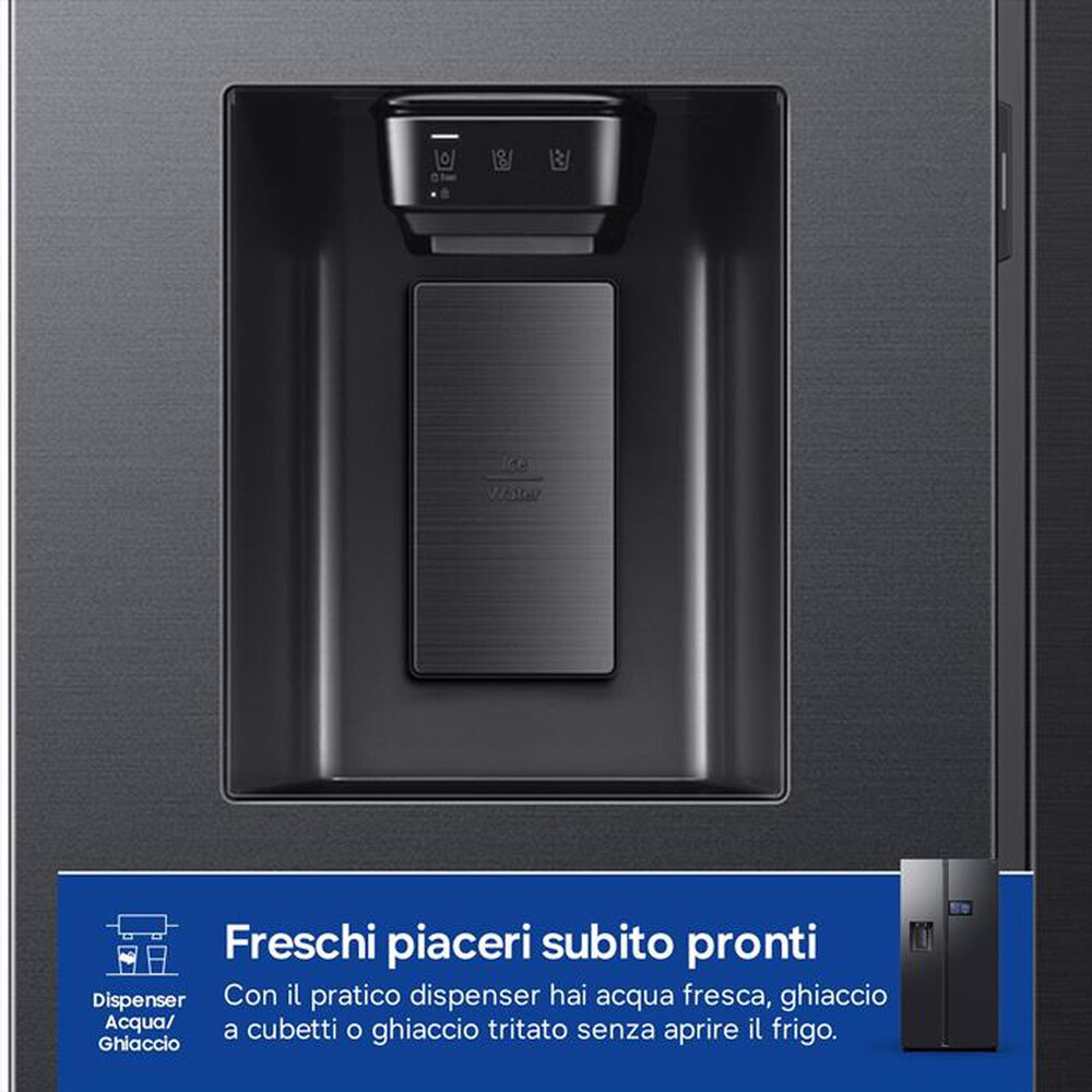 Immagine del prodotto SAMSUNG - Frigorifero side by side RS90F64EDFEF 614L ClasseD-Antracite