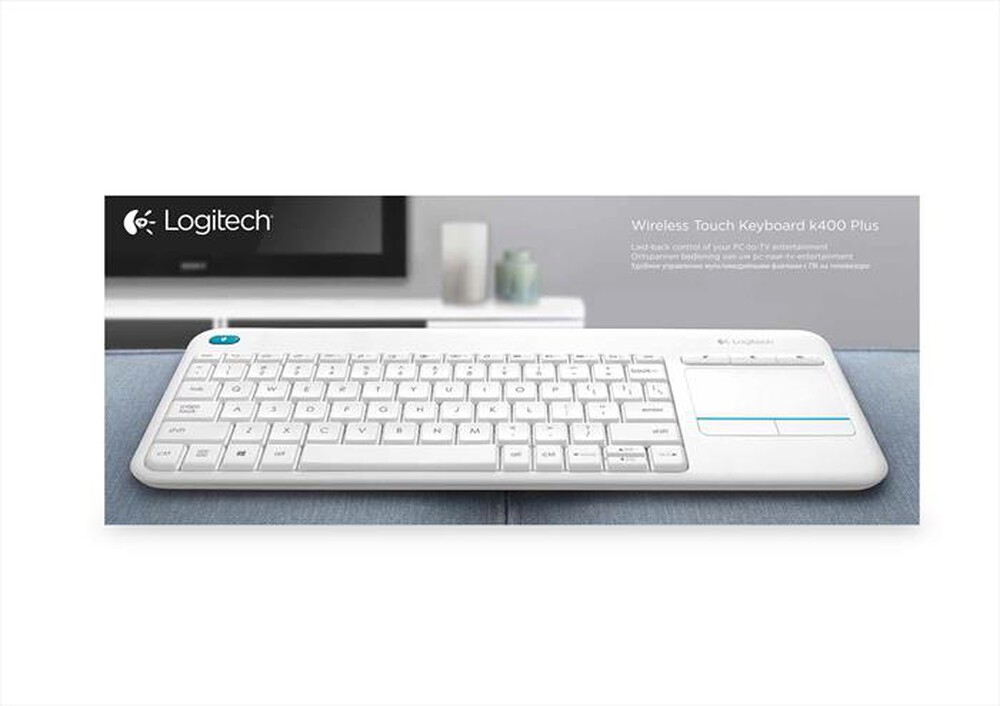 Immagine del prodotto LOGITECH - WIRELESS TOUCH K400 PLUS-Bianco