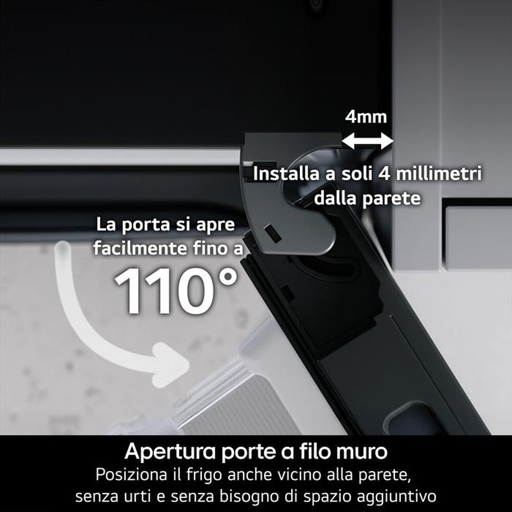 Immagine del prodotto LG - Frigorifero combinato GBBS322CPY Classe C 375lt-Argento