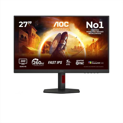 AOC - Monitor LED 27" Q27G4ZR-NERO