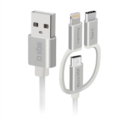 SBS - TECABLEUSBIP53189W-Grigio