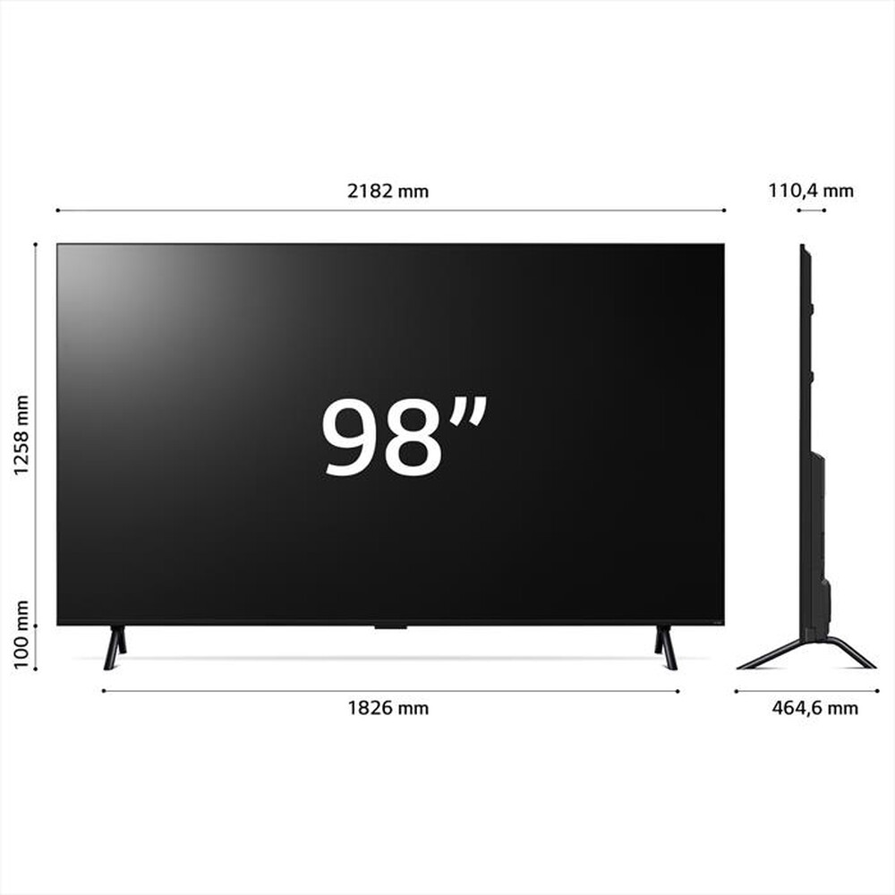 Immagine del prodotto LG - Smart TV LED Serie UT91 UHD 4K 98" 98UT91006LA-Nero