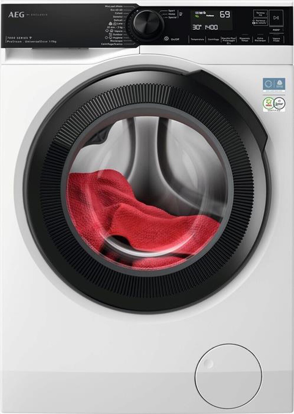 Immagine del prodotto AEG - Lavatrice XLR7FH11YV 11KG Classe A 1400g/m-Bianco
