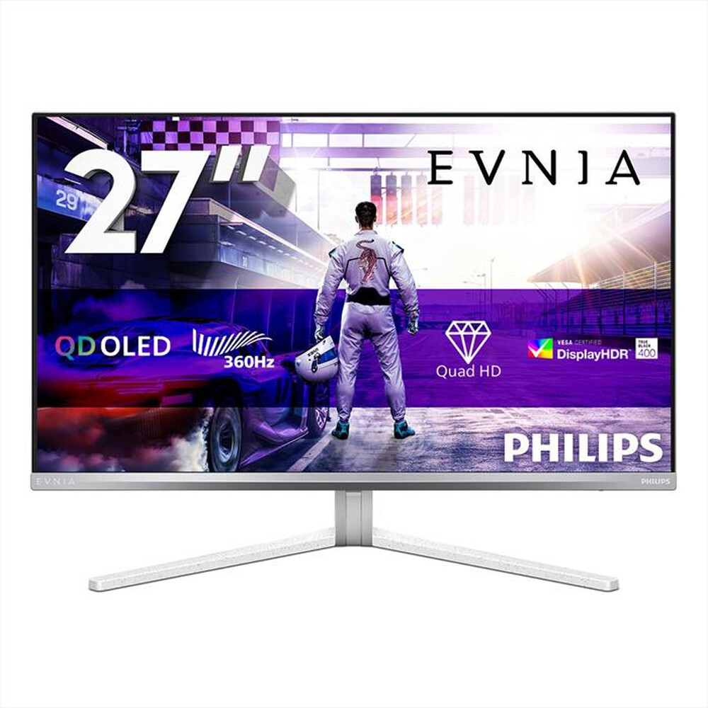 Immagine del prodotto PHILIPS - Monitor Gaming 27" QD OLED 27M2N8500/00-grigio bianco