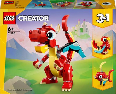 LEGO - CREATOR Drago rosso 31145