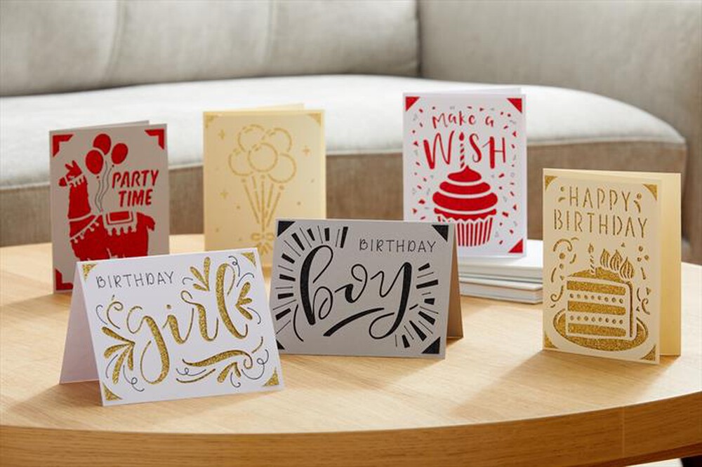 Immagine del prodotto CRICUT - Carte da inserire Glitz & Glam R20 (10,8cm x 14cm)