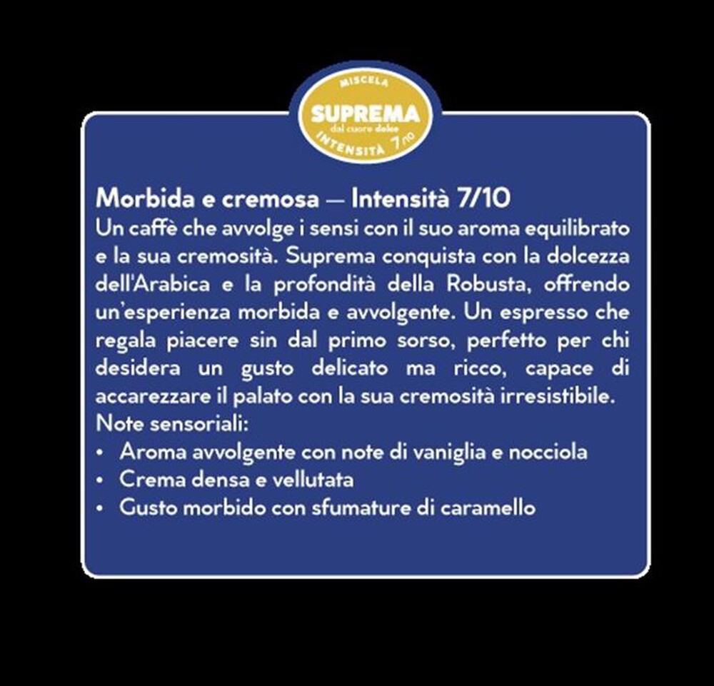 Immagine del prodotto CAFFE BORBONE - Miscela Suprema - Comp. LAVAZZA A MODO MIO 50 Caps