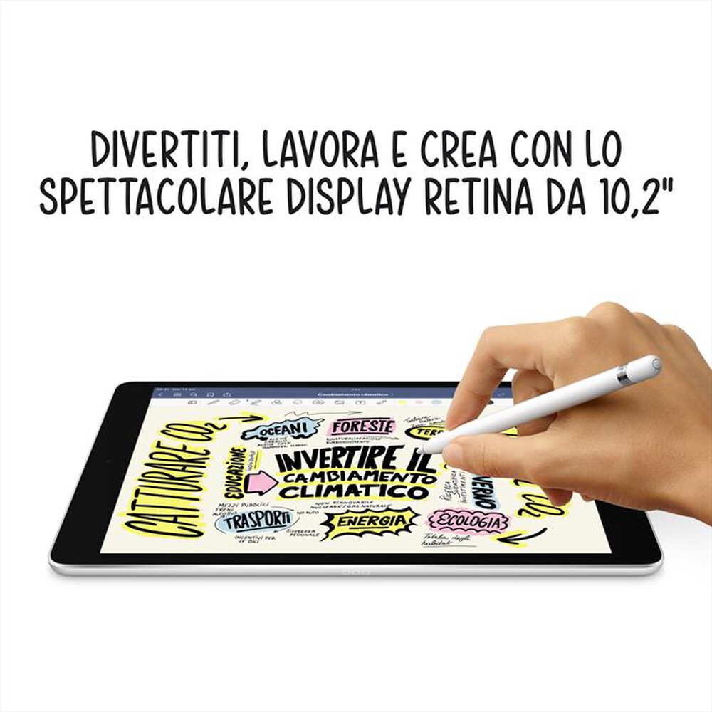 Immagine del prodotto APPLE - iPad 10.2" Wifi+Cellular 64GB-Argento