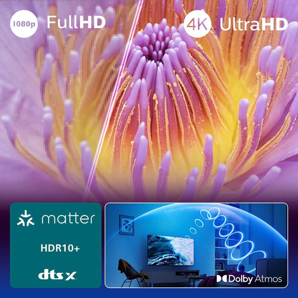 Immagine del prodotto PHILIPS - Smart TV LED UHD 4K 43" 43PUS7000/12-Black