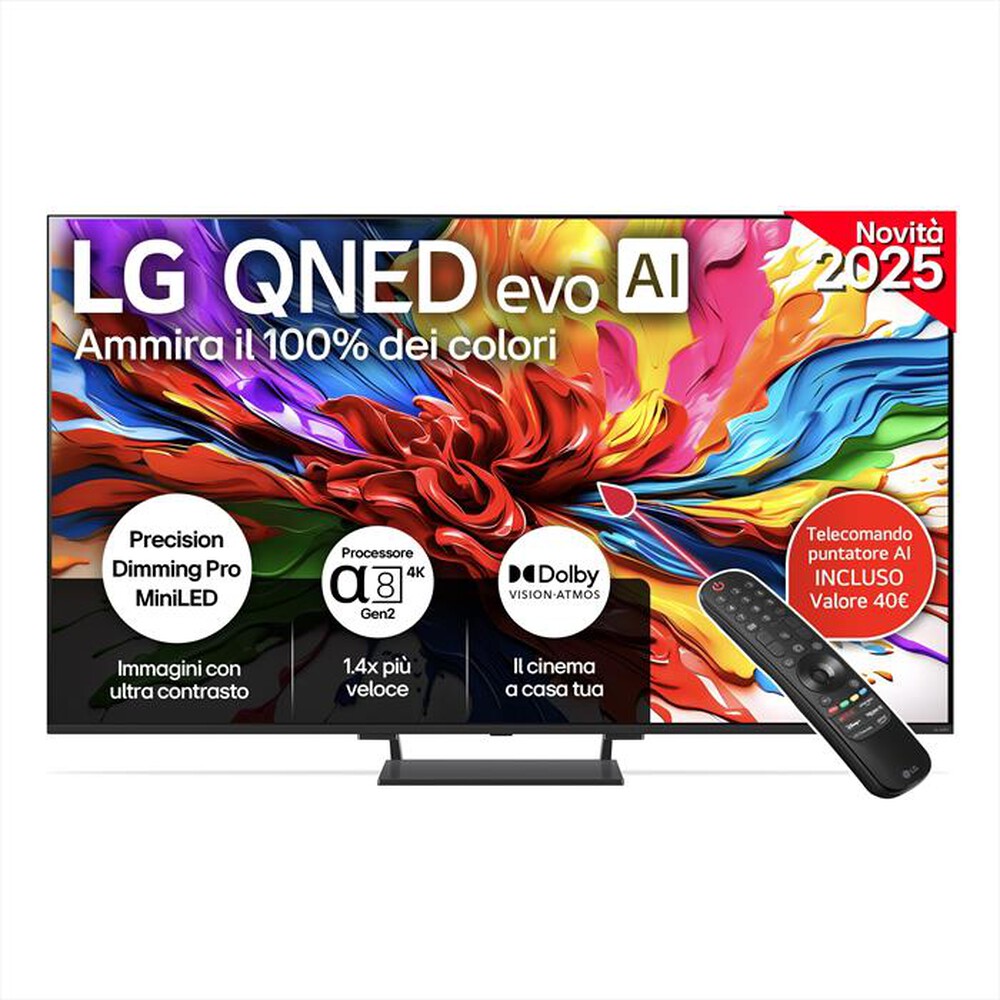 Immagine del prodotto LG - Smart TV MINI LED UHD 4K 55" EVO AI 55QNED93A6A-Black