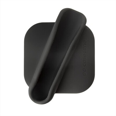 CASEME - Porta rossetto in silicone con ventosa-Nera