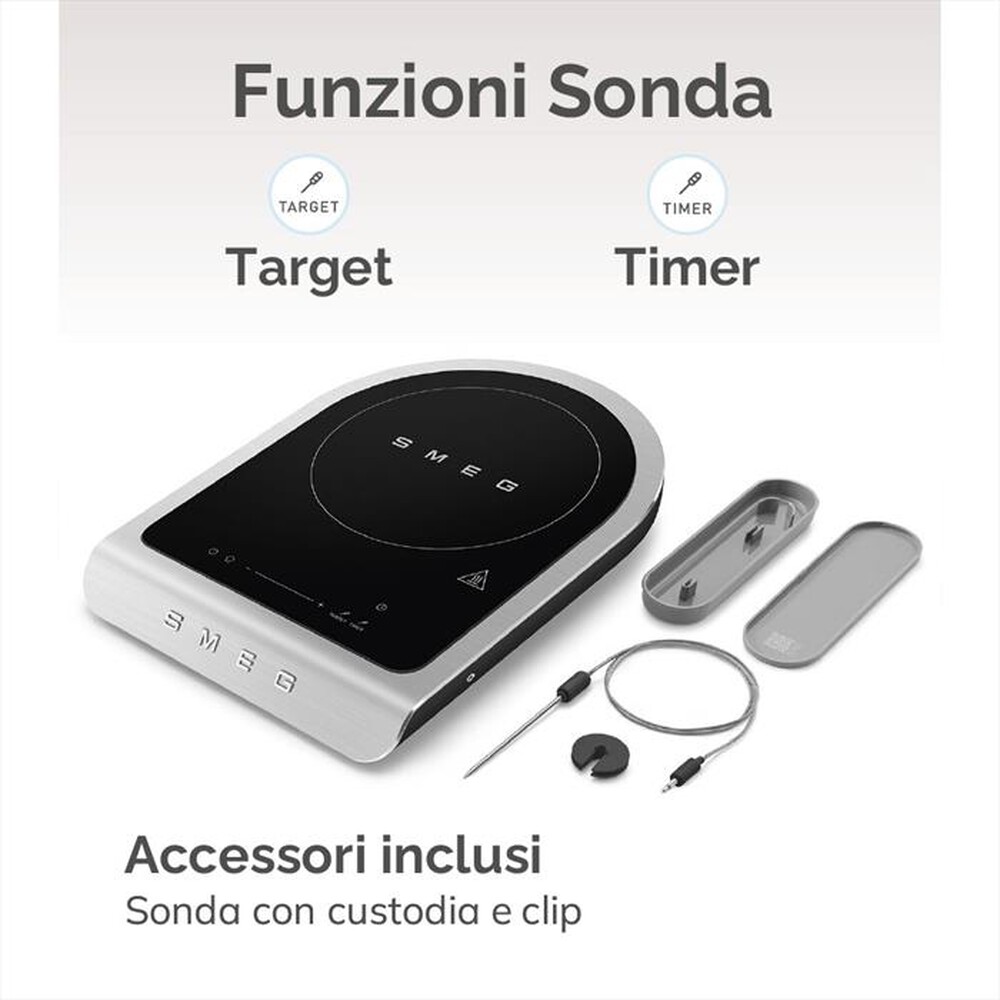 Immagine del prodotto SMEG - Piastra a induzione portatile PIC01EGMEU-Verde Smeraldo Opaco