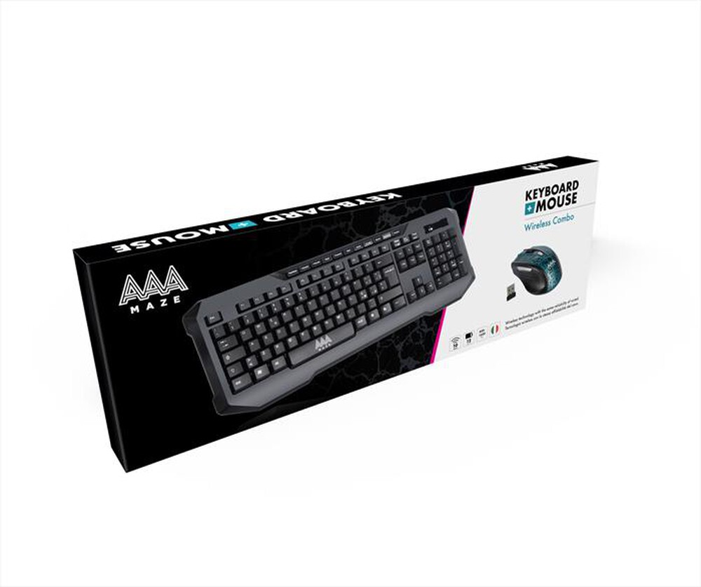 Immagine del prodotto AAAMAZE - COMBO MOUSE KEYBOARD WIRELESS