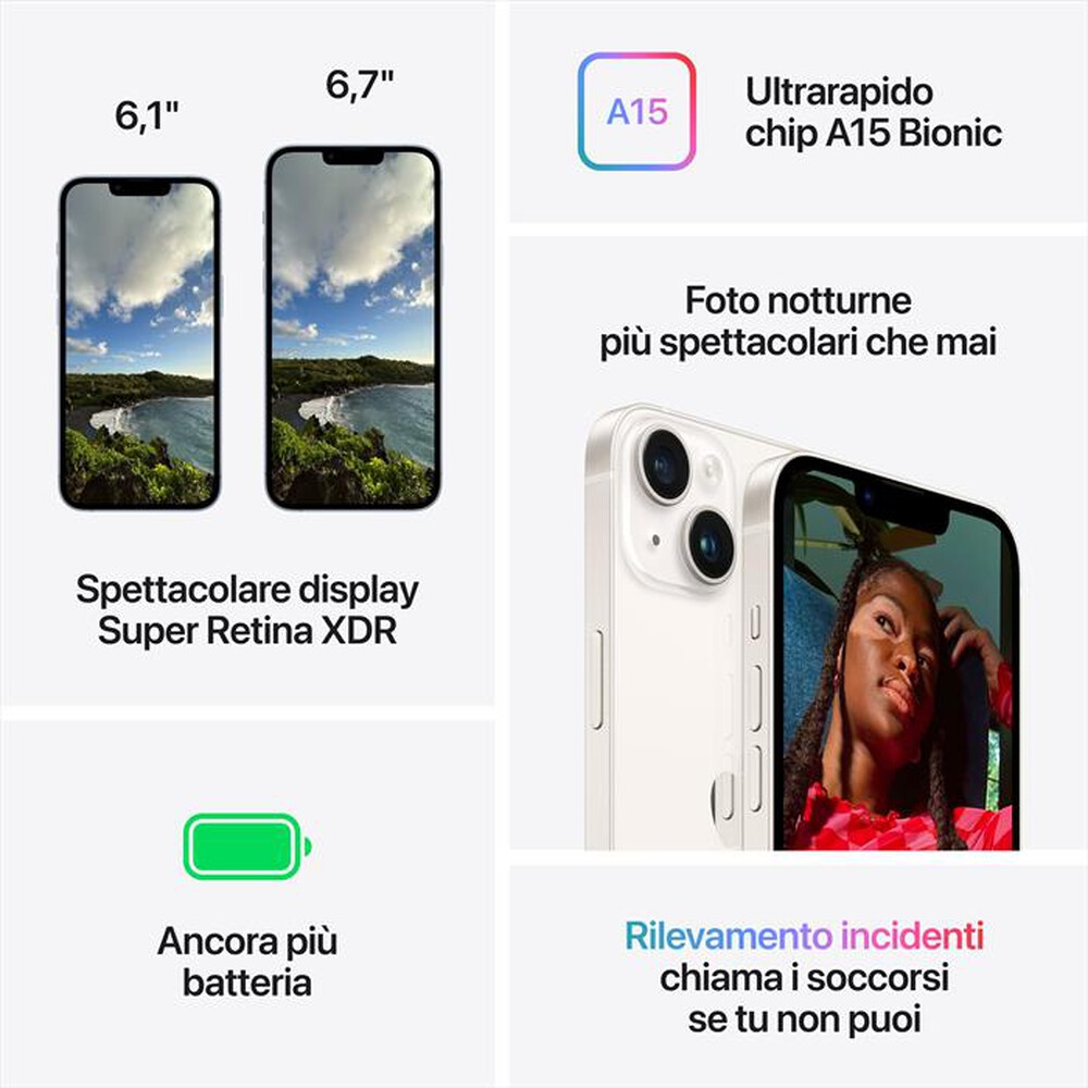 Immagine del prodotto APPLE - iPhone 14 256GB-Blu