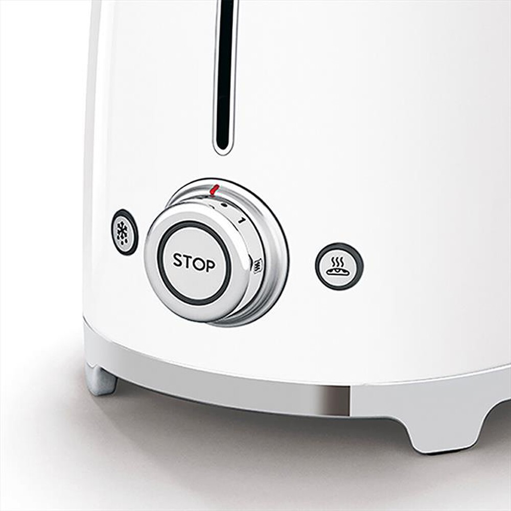 Immagine del prodotto SMEG - Tostapane 50's Style 2x2 fette &ndash; TSF01WHEU-BIANCO