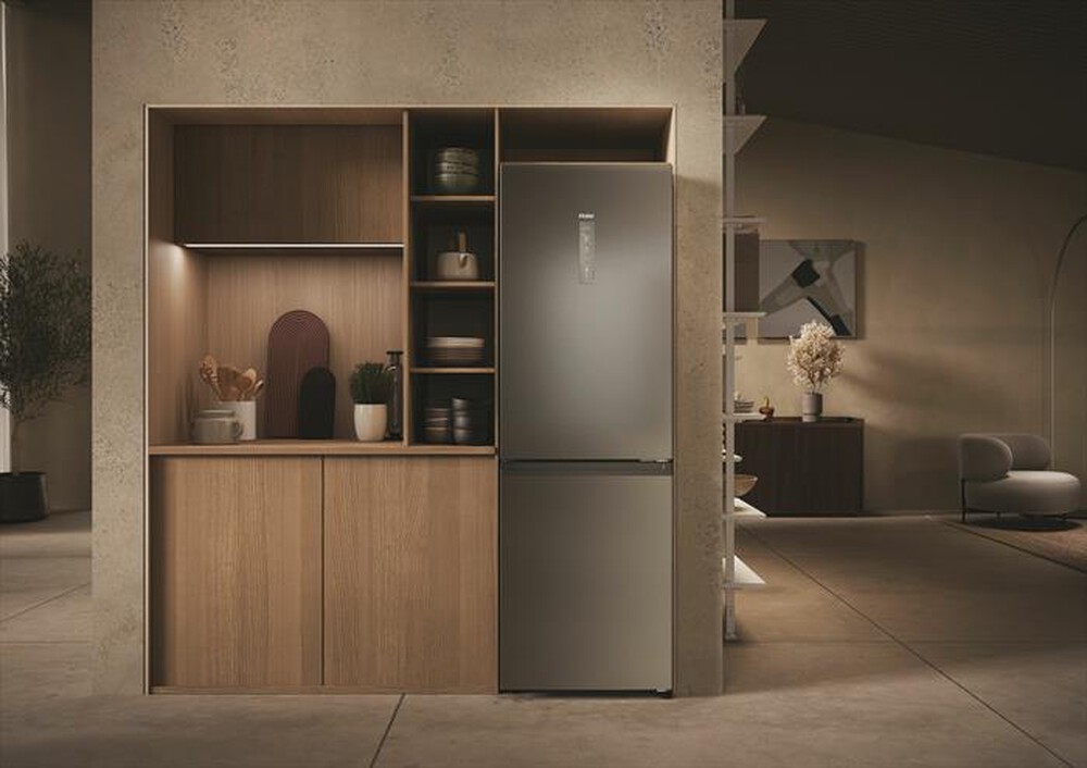 Immagine del prodotto HAIER - Frigorifero combinato HDPW3618DNPK Classe D 352 lt-Platino