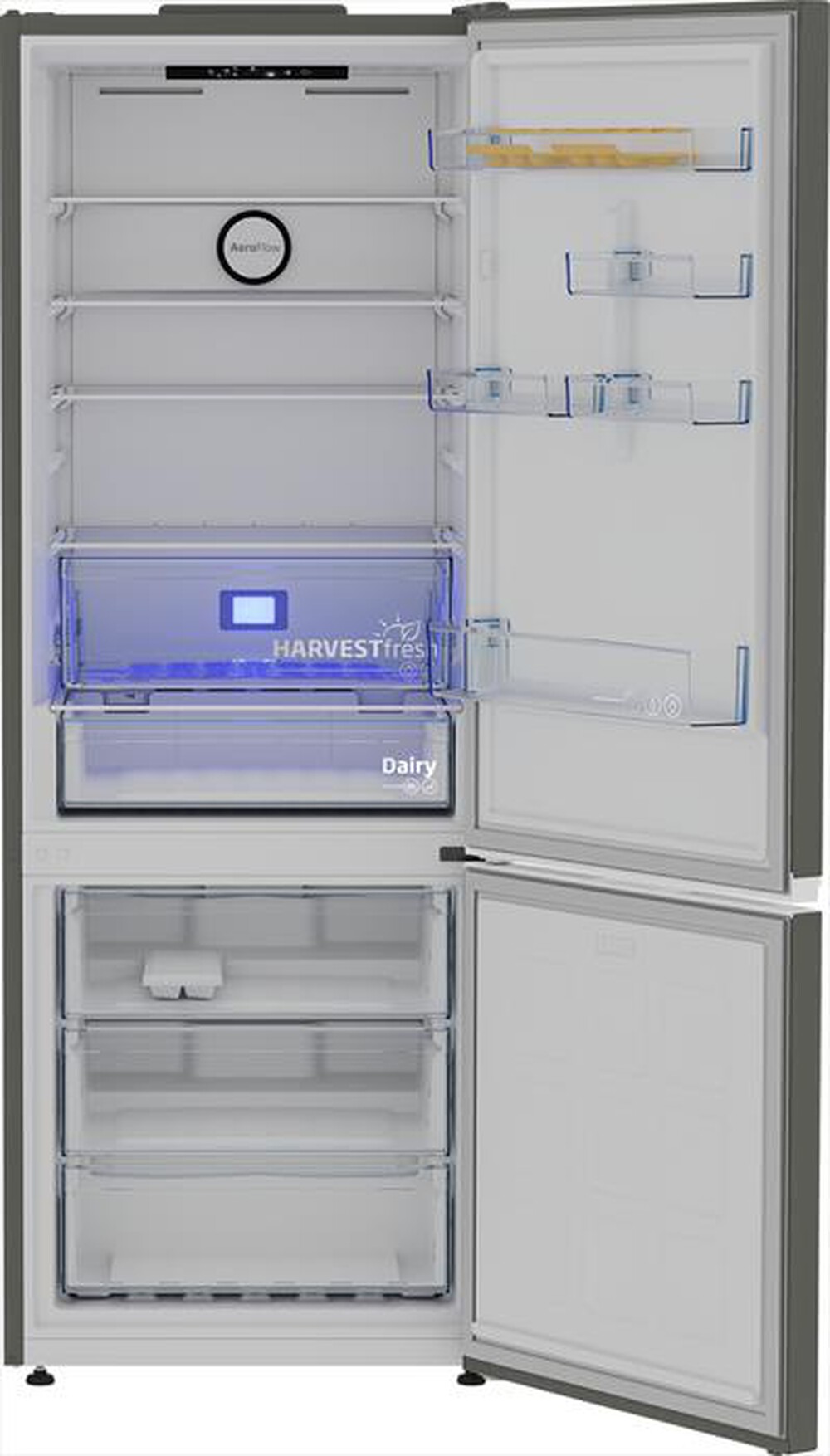 Immagine del prodotto BEKO - Frigorifero combinato B3RCNE564HG Classe E 490 lt-Grigio