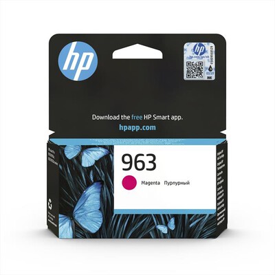 HP - 963 CARTUCCIA DI INCHIOSTRO ORIGINALE, MAGENTA-Magenta